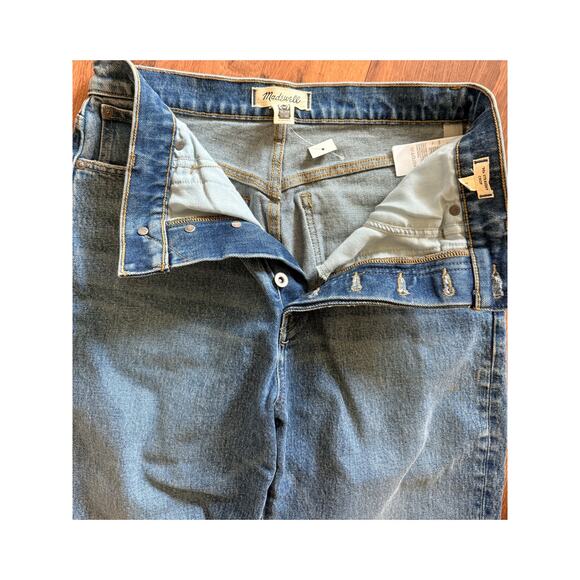 NEW Madewell 90's straight crop jeans size 28 - Picture 3 of 5